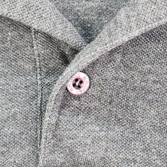 Vintage W.R. Gass Men's Short Sleeve Polo Shirt Top Size 2X Black - Picture 8 of 11